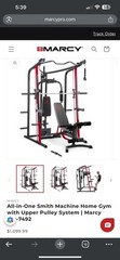 Marcy MD-7492 Deluxe All In One Trainer With Weight Plates In Great Condition.