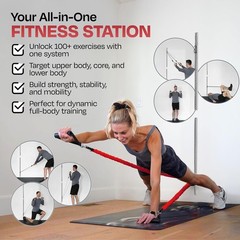 Aluminum Wall Mounted Anchor Fitness System Adjustable 300lbs
