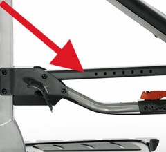 ONE USED Upper Track Bar for Sliding Leg Press Seat on Bowflex Revolution