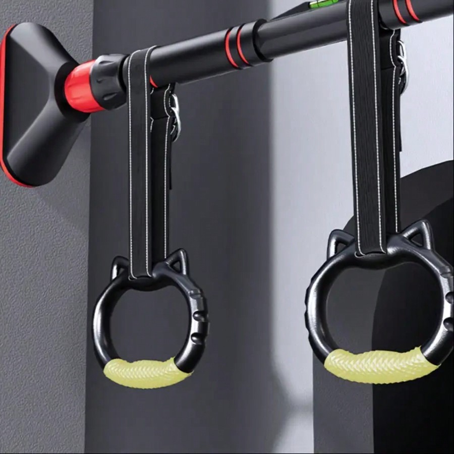 2pcs No-Drill Doorway Pull Up Bars – Indoor Chin Up Bars for Home Fitness