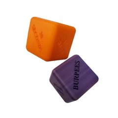 FITNESS WORKOUT EXERCISE ACTIVITY AND REP TIME CUBE FOR HOME GYM SET OF 2 PR1614