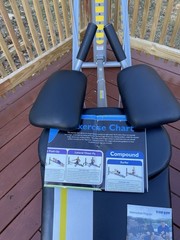 Total Gym FIT W/Wing Bars, DVDS, Ab Crunch, Squat Stand, Training Deck!