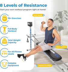Total Gym Apex G3, Slim-Frame Incline Bodyweight Training Home Exercise Machine