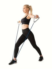 2PCS Resistance Bands Set – Arm Strengthener & Chest Expander for Home Gym