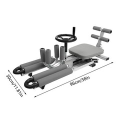 330LBS Pro Leg Stretcher Heavy Duty Leg Stretching Training Machine for Home Gym