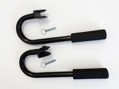 Total Gym Dip Bars Attachment for Small Frame Units – Pair with Pins – Black