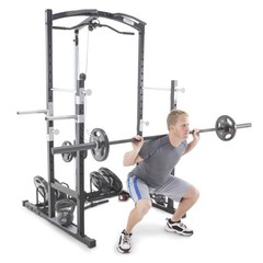Marcy Cage Home Gym MWM-7041 Best Lat Tricep Pulley Pull Dip Weight Station Rack
