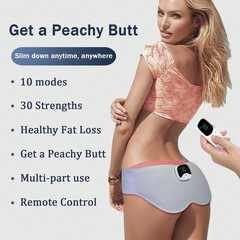 Smart Glute Trainer Butt Lifter, Wireless Hip Muscle Stimulator with 10 Modes