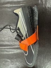 Nike Romaleos 4 Powerlifting Weightlifting Shoes Black Orange Size 11