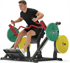 Compact Linear Row Machine – Plate-Loaded Back Trainer for All Levels