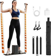 Smart Home Gym Equipment Max 130lbs Resistance Full Body Workout Cable Machine