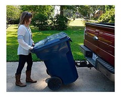 Tote Caddy Trash Can Transporter – Fits Truck/Auto/Golf Cart/ATV With 2in