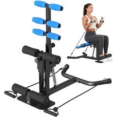 Adjustable Squat Machine for Home Gym, Deep Leg Workout Equipment, Glutes Traine
