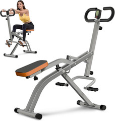 Squat Machine for Home, Squat Assist Trainer with Adjustable Resistance, Foldabl