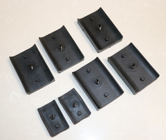 Bowflex Ultimate Part – 7x Feet Black Plastic w/ screws, Original, Used