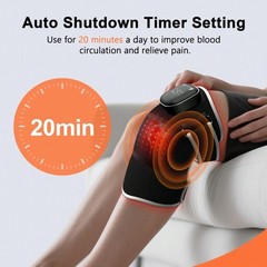Red Light Therapy Knee Brace – Heated Knee Massager for Joint Pain Relief