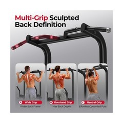 FLYBIRD Heavy Duty Power Tower with Assisted Leg Raise, Multi-Function Pull U…