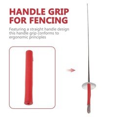 Fencing Grip Ergonomic for Sword Rubber Handle Fence Sport Accessories