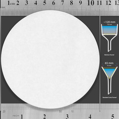 Qualitative Filter Paper 11Cm Lab Filter Paper for Chemistry, Standard Qualitati