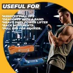 Draper’s Strength Heavy Duty Resistance Stretch Loop Bands for Powerlifting W…
