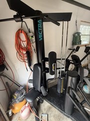 Vectra Adjustable ON-LINE 1800 Home Gym Arm Curl Chest Press Black