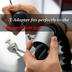 1Pair Tonal T Lock Adapter with Snap Hooks, Stainless Steel Accessories for T…