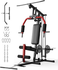 Home Gym Machine, Multifunctional Workout Equipment for Strength Training, Full