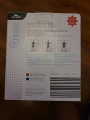 Fitness Resistance Core Toner Set from Crane w Fitness Guide Exercise Athletics
