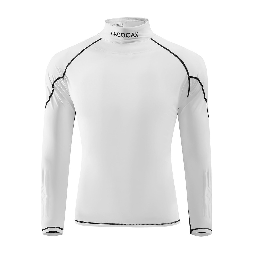 Hockey Shirt with Neck Guard for Mens and Boys White