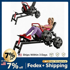 900LBS Hip Thrust Machine Plate Loaded Glute Bridge Heavy Duty Home Gym