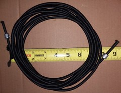 ONE USED BOWFLEX HVT 200″ Black Master Stretch Bungee Cable with Ferrule Stops