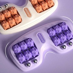Portable Foot Massager – Lightweight PP Roller for Home, Office & Travel