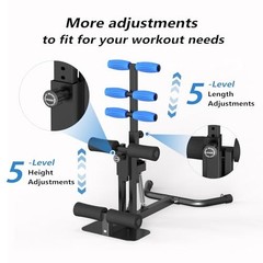 Adjustable Squat Machine for Home Gym, Deep Leg Workout Equipment, Glutes Traine