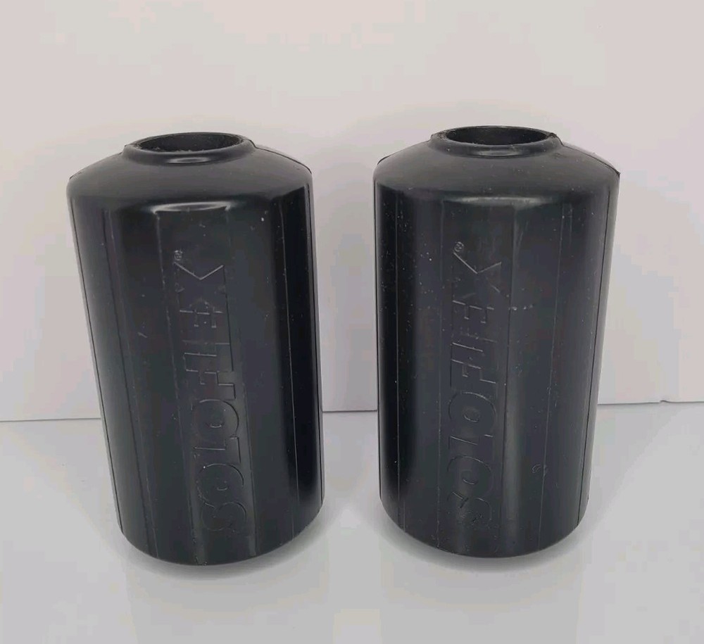Original Soloflex Roller Pads Set of 2 Rubber Foam Black OEM Weights Fitness