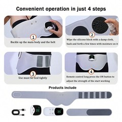 Smart Glute Trainer Butt Lifter, Wireless Hip Muscle Stimulator with 10 Modes