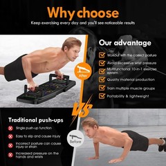 20-Piece Home Gym System with Ab Roller Wheel & Pilates Bar – Versatile Fitness