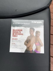 Total Gym FIT W/DVD, Ab Crunch, Squat Stand, Wing Bars, Pulleys.