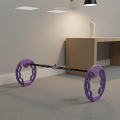 Twin Wheel Exercise Wheel Pelvic Lifting Waist Twisting Exercise Wheel Small