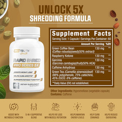Rapid Shred Pro Series 5X | Supports GLP-1 Pathway Function | Weight Loss Pills