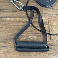 Set of 2 Bowflex 43″ Cable OEM Snap Hook Handles 4” Pulleys Blaze FREE SHIPPING