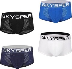 SKYSPER Men’s Jockstrap Breathable Mesh Jock Straps Male Underwear, Athletic …