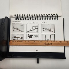 Total Gym Ultimate Exercise Flip Chart Exercise Book Tower Mount Bottle Holder