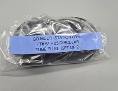 Multi-Station Home Gym Replacement OEM part# 52- 25 Circular Plug Tube Set Of 2