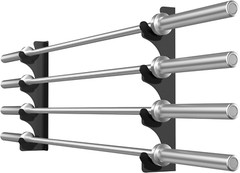 Soporte Barra Olimpica Montado En Pared Soporte Horizontal Para Barras De Pesas