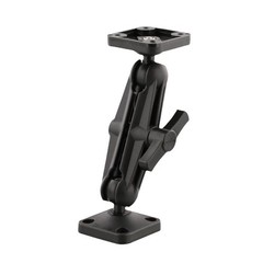 Scotty 0150 Ball Mounting System with Universal Mounting Plate, Black
