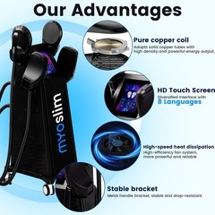 MYOslim Body Shaping Machine 4-Handle Muscle Stimulation Full Toning Hip Lifting