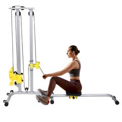 Low Row Cable Fitness Exercise Body Workout Strength Training Bar Machine