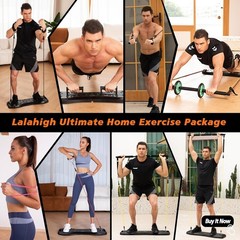 Push Up Board,36 in 1 Home Gym Equipment with Ab Roller Wheel & Resistance Ba…