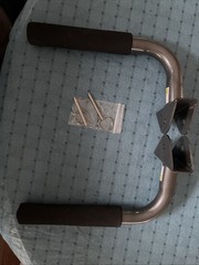 Total GYM Black Press Up Bars & Pins 1700 Model New 1500 1600 1800 1900 XLS Etc