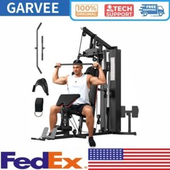 Multifunctional Home Gym Equipment Home Gym Station with Pulley System 150LBS